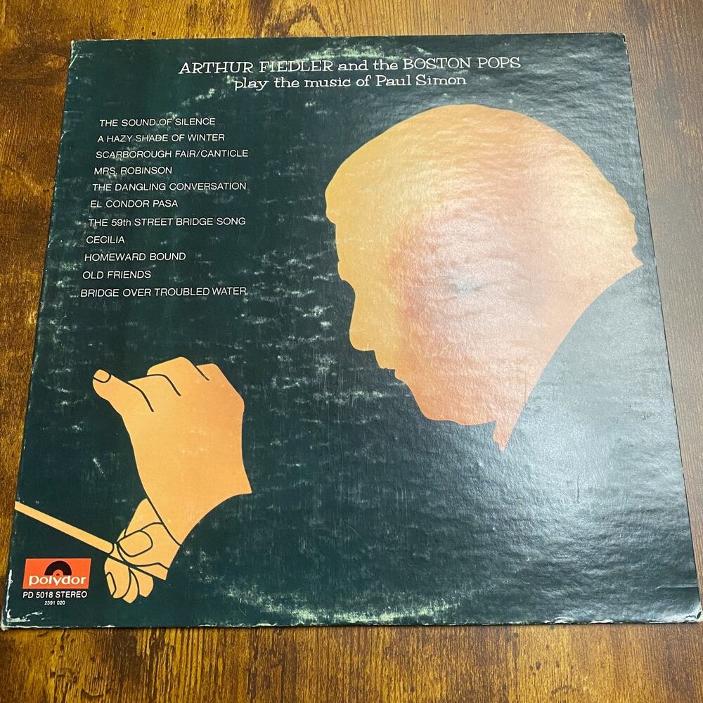 Arthur Fiedler, Boston Pops ‎– Play The Music Of Paul Simon 1972 Vinyl